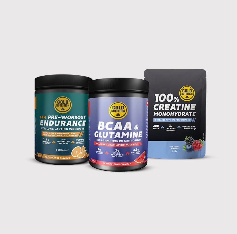 BCAA & Glutamine en poudre + Pre-Workout Endurance