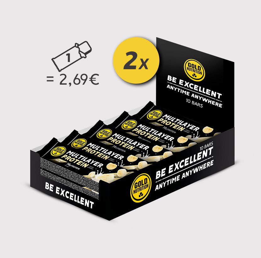 Barre protéinée multicouche