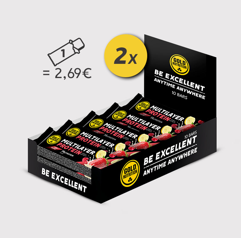 Barre protéinée multicouche