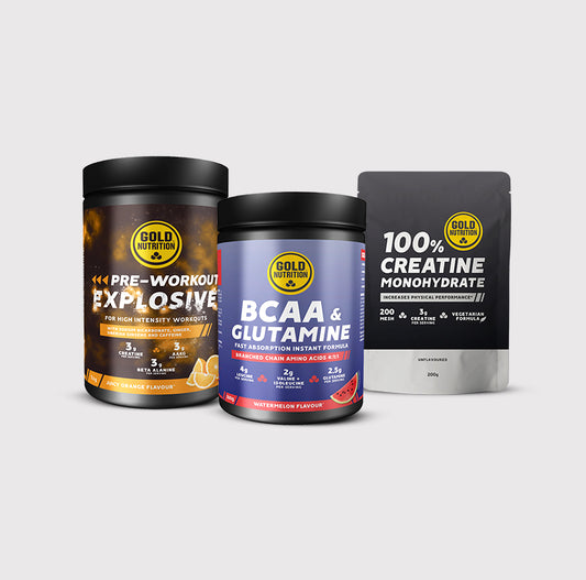 BCAA & Glutamine en poudre + Pre-Workout Explosive