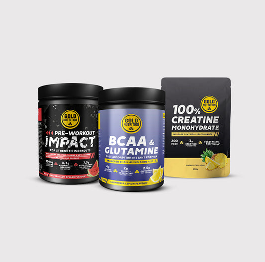 BCAA & Glutamine en poudre + Pre-Workout Impact